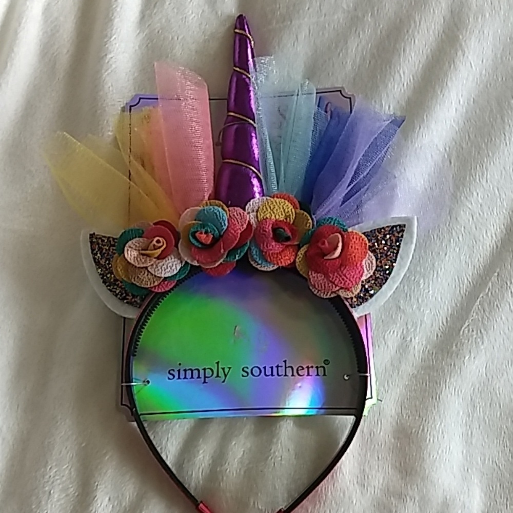 Simply Southern Unicorn Headband New